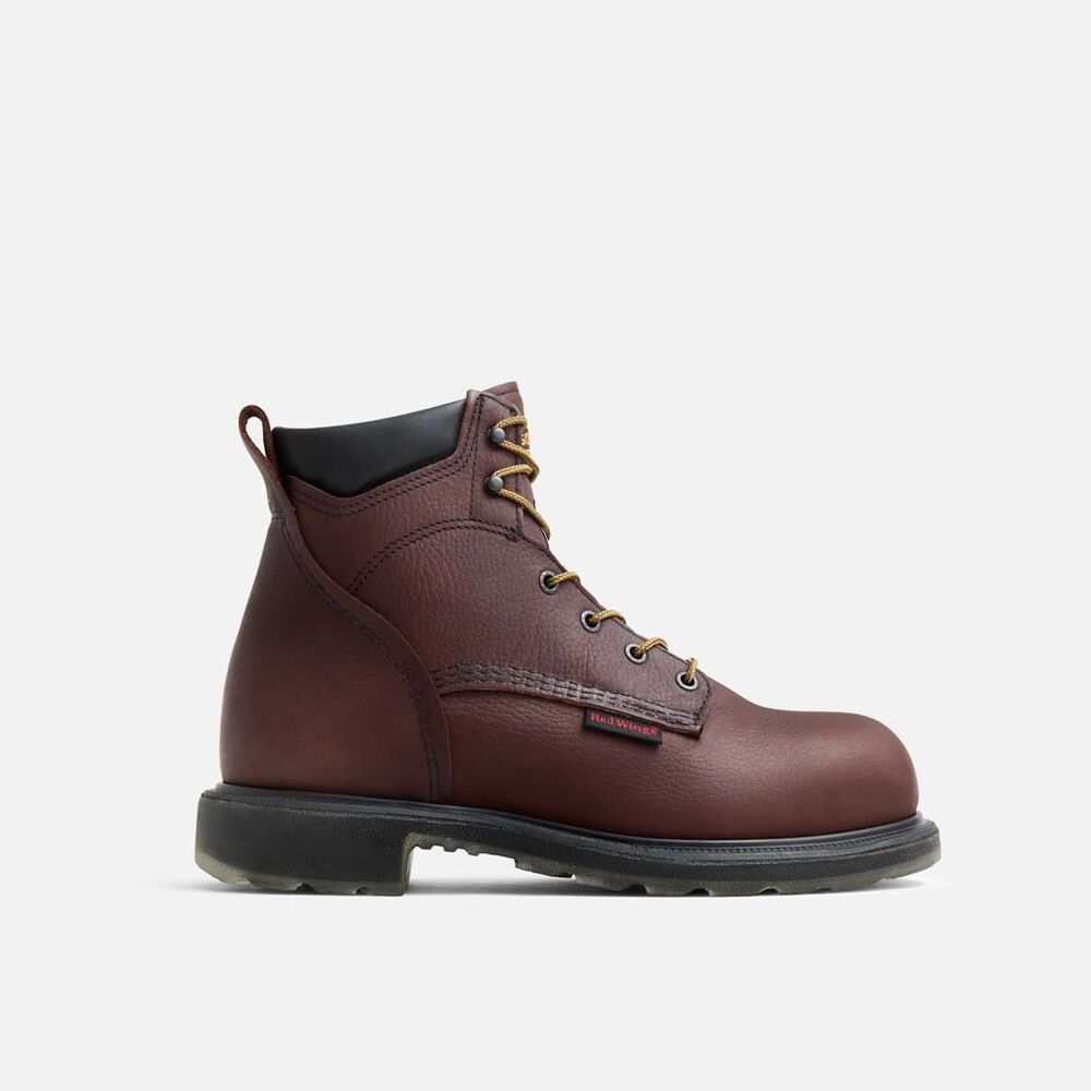 Red Wing $359 SuperSole 2.0 606 Mens Leather Work Boots Slip Resistant 9.5 C NEW